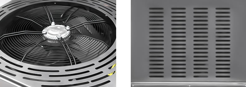制冷風(fēng)機(jī)與散熱口
